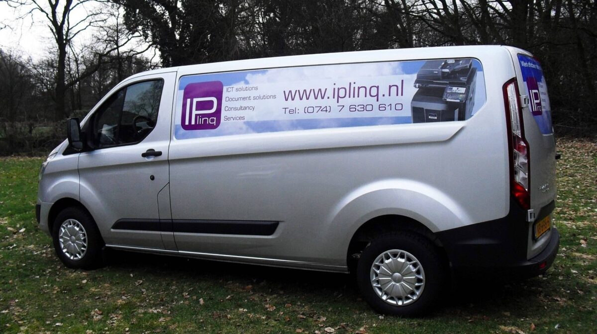 Bedrijfswagen belettering