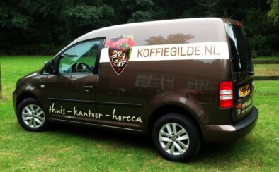Autobelettering Koffiegilde Volkswagen
